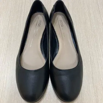 ecco 에코 펌프스 블랙 플랫 38 (24cm)