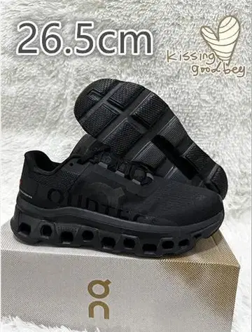 On 클라우드 몬스터 블랙 스니커즈 26.5cm