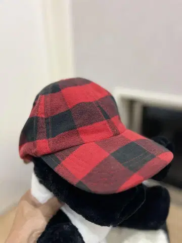 Polo Jeans Company 빨검 체크 캡