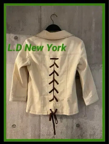 L.D New York 아이보리 자켓 가을 옷