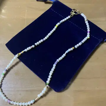 노리즈 목걸이 펄 비즈