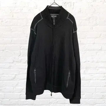 11337 BEAMS 빔즈 알파카 혼방 집업 니트 가디건 M