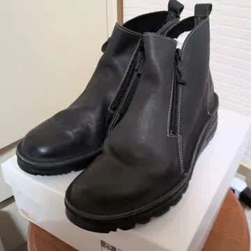 가죽 지퍼 부츠 250 4E 일본제