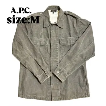 A.P.C. 그레이 데님 자켓 M 아페쎄 APC