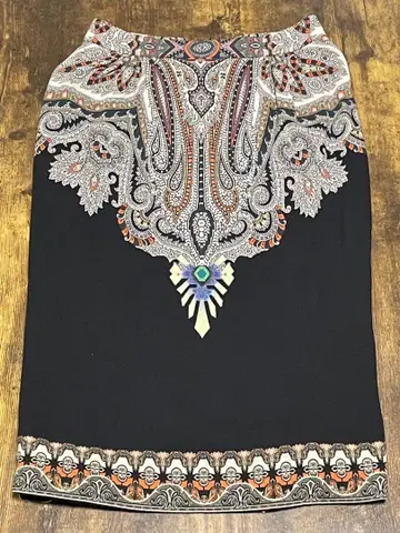 [ 추천 새상품급 ] 에트로 타이트 스커트 페이즐리 무늬