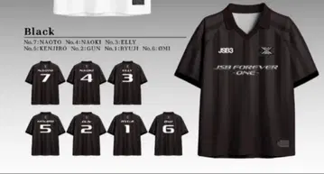 JSB3 FOREVER ONE 블랙 셔츠