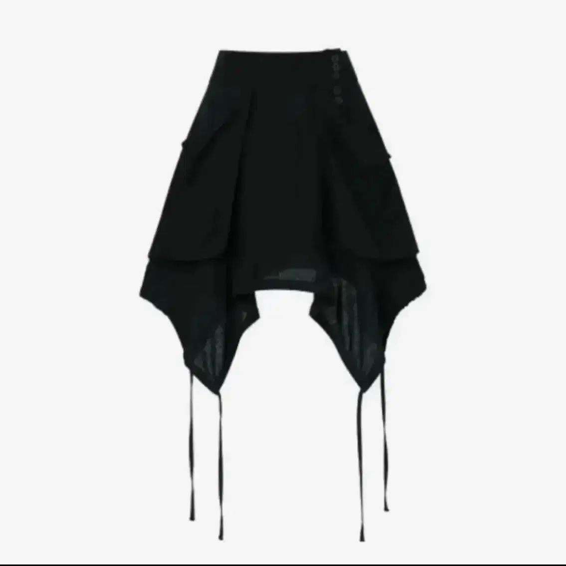 coyseio Double Waist Pleated Skirt Black Size 0 #코이세이오,#코이