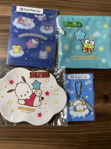 산리오 캐릭터 대상 복권 모음 4점 미사용 새상품