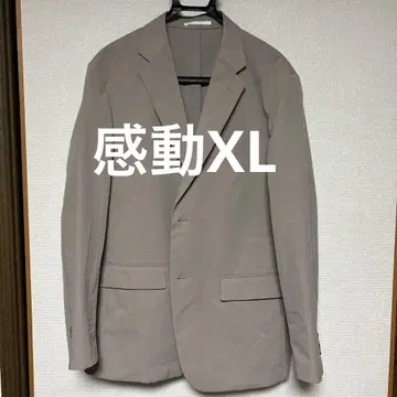 UNIQLO 봄/여름 감동 자켓 코튼라이크 베이지 XL