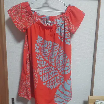 Manuheali'i 반팔 튜닉 XL 빨간색