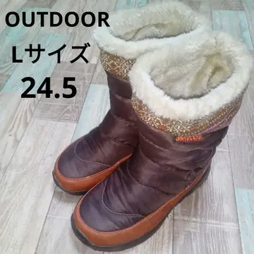 OUTDOOR 24.5 부츠 아웃도어 스노우 부츠 보아 나일론