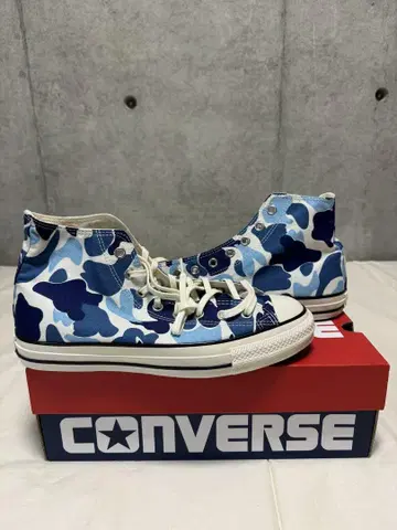 CONVERSE ALL STAR 블루 카모 올스타 컨버스 28cm