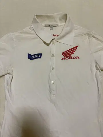 Honda Racing 피케 셔츠 화이트