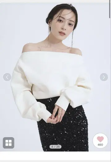 아뉴앙스 폼 맨투맨 상의