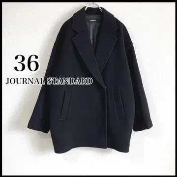 JOURNAL STANDARD 슈퍼140 비버 테일러 코트 블랙