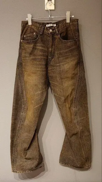NVRFRGT-3D TWISTED JEANS MUD FADED BLACK