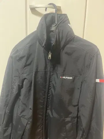 TOMMYHILFIGER 블랙 나일론 자켓