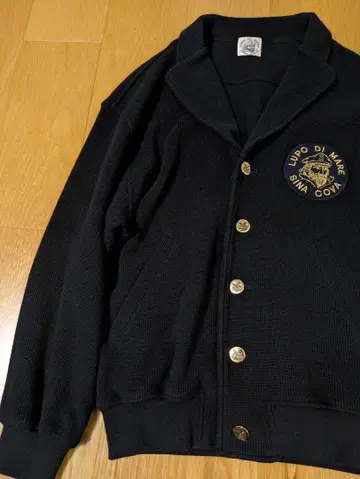 시나코바 sina cova 니트 가디건 골드 버튼 와펜 M 새상품급