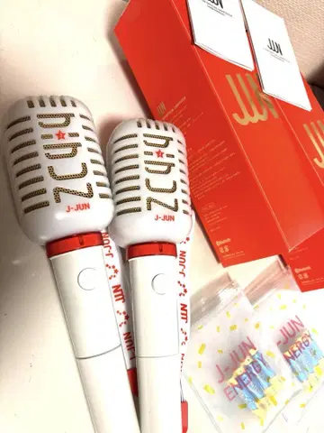 J-JUN 마이크형 응원봉 2개 세트