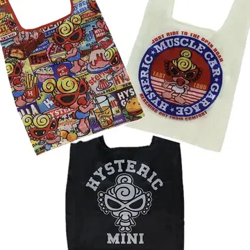 HYSTERIC MINI 히스테릭 미니 히스미니 에코백 컴플리트