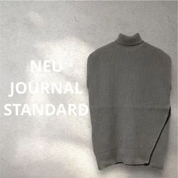 [ NEU JOURNAL STANDARD ] 터틀넥 니트 베스트