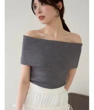 프레이 아이디 오프숄더 니트탑 프레이 아이디