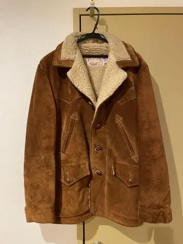 Schott Western 스웨이드 자켓 38