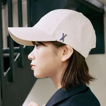 VARZAR 바자르 카네코 미유 한정 컬러 볼캡 베이지 화이트