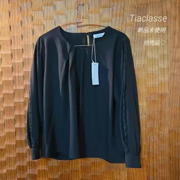 Tiaclasse 워셔블 레이스 퍼프 소매 블라우스