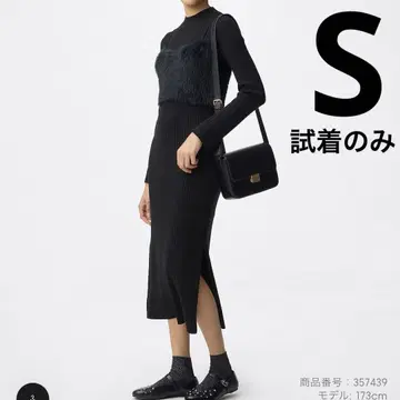 [새상품급] [시착만 한 상품] 2피스 뷔스티에 세트 원피스 S 블랙