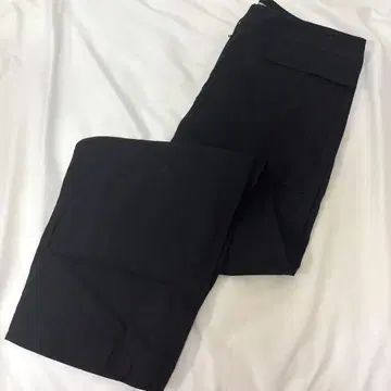 [ 새상품급 ] Theory luxe 스트레이트 팬츠 블랙 린넨 38