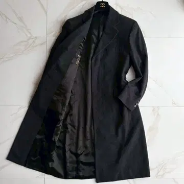 새상품급 폴 스튜어트 스텐칼라 롱 코트 히요쿠 M 사이즈 블랙