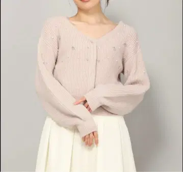MISCH MASCH 베이지 가디건 볼레로 F 사이즈
