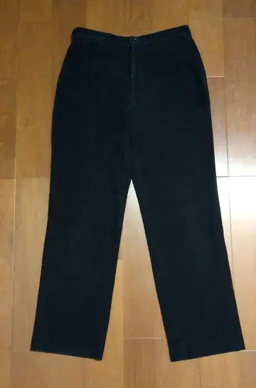 마드모아젤 논논 코듀로이 팬츠 M 블랙 일본제