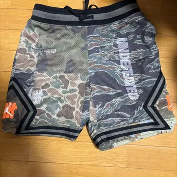 Jordan x undefeated 카모 숏팬츠 s