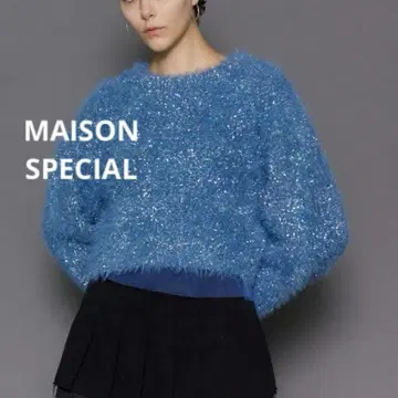 MAISON SPECIAL / 키라키라 샤기 풀오버