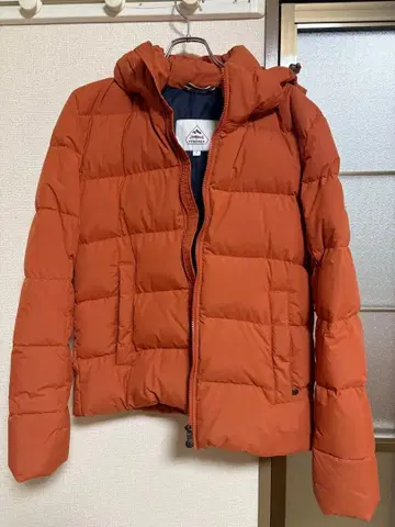 PYRENEX 후드 부착 다운 자켓 S 오렌지 SPOUTNIC