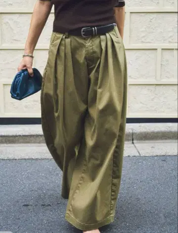 Plage R'IAM Super wide CHINO 팬츠 36