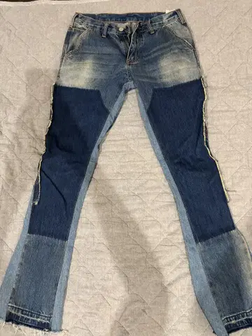 mnml 플레어 데님 팬츠