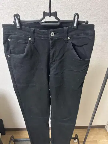 EDWIN 블랙 데님 슬림 핏
