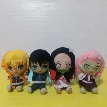 귀멸의 칼날 chibi 봉제 인형 세트