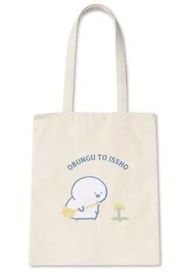아베일 오문구와 함께 오문구 사가 자수 캔버스 토트백 2