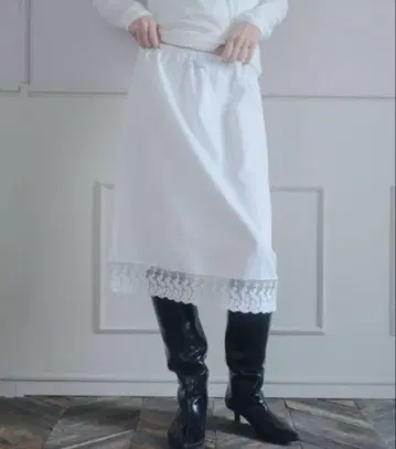 (Smyeon)앤티크 레이스 미디 스커트