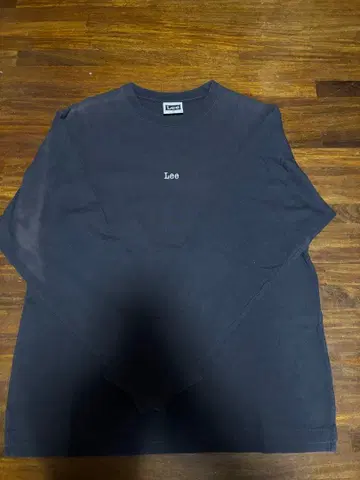 Lee 블랙 긴팔 T셔츠 S