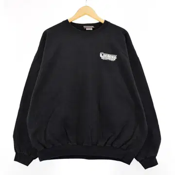 Hanes 블랙 맨투맨 CHAVEZ 트레이닝복