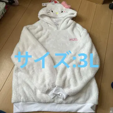 헬로키티 50주년 후드 부착 후드티 3L