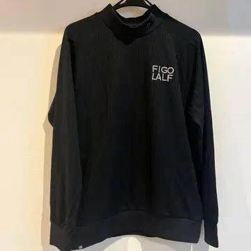 골프 FILA 블랙 하이넥 스웨터 LL