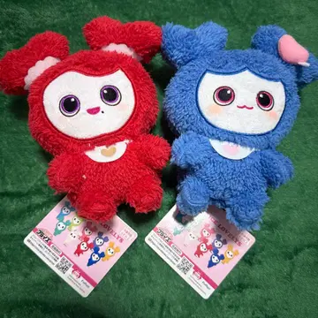 TWICE LOVELYS 복슬복슬 앉은 봉제 인형 2개 세트