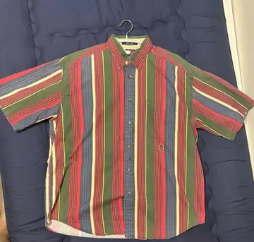 TOMMY HILFIGER 반팔 셔츠 스트라이프