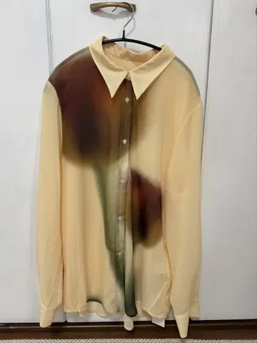 Knuth Marf flower print sheer shirt (S)